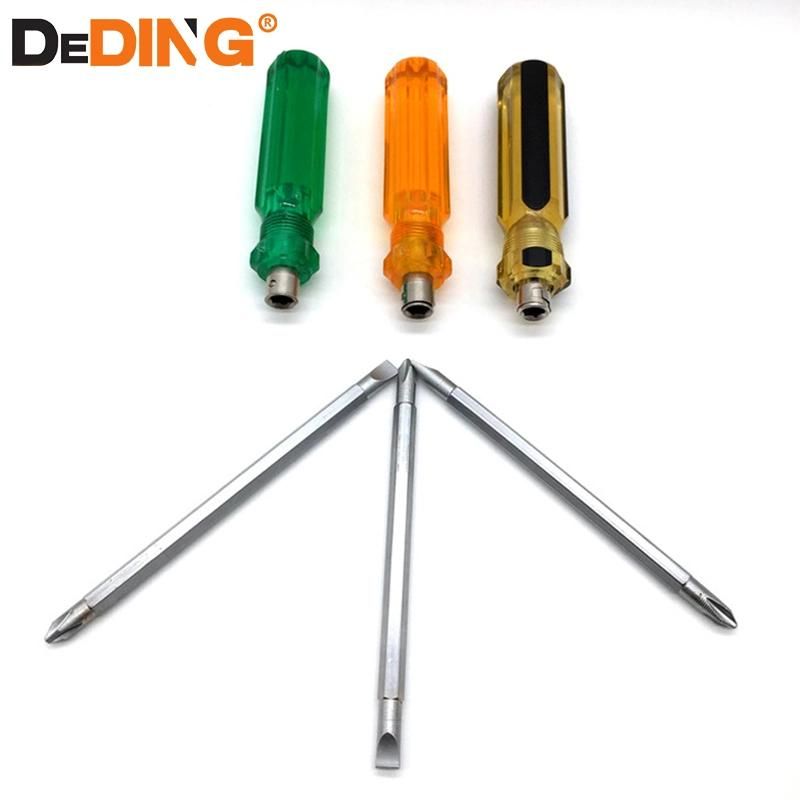 Hot Sell Phillips Transparent Rod 6mm Screwdriver 2 Way Use