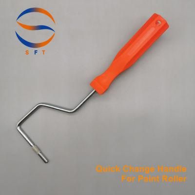 Quick Change Handle for Bristle Rollers for Fiberglass Lamintes