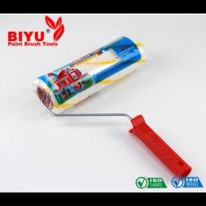 Factory Wholesale Yellow Striped White Polyester Roller Brush