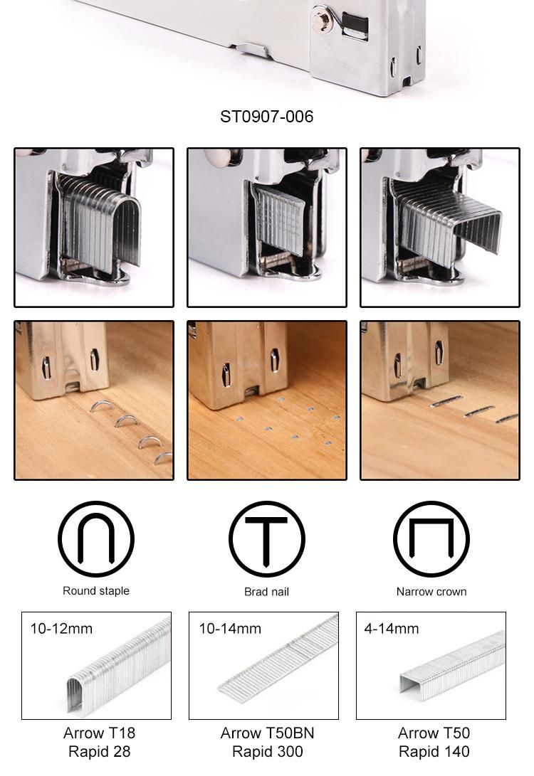 Hot Sale Fencing Roofing Manual Sofa Staple Gun for Upholsteny