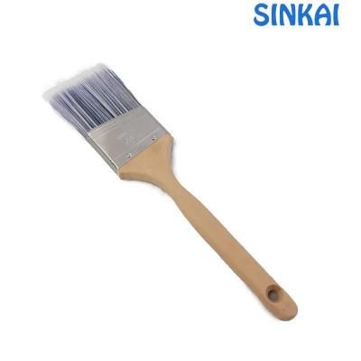 Cheap Flat Acrylic Filament Hair Plastic Handle Wholesale Angular Sash Brushes