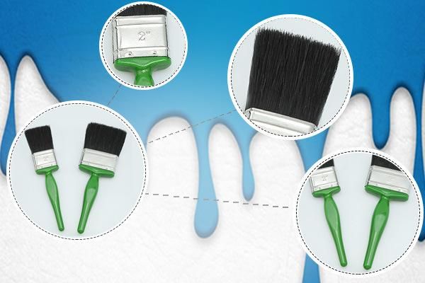 Wholesale Painting Brush High Quality Handle Paint Brush