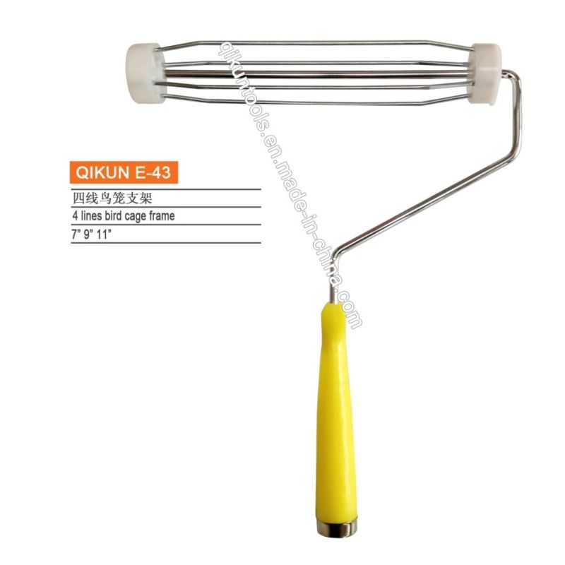 E-37 Hardware Decorate Paint Hand Tools American Type Foam 9" Paint Roller with Frame
