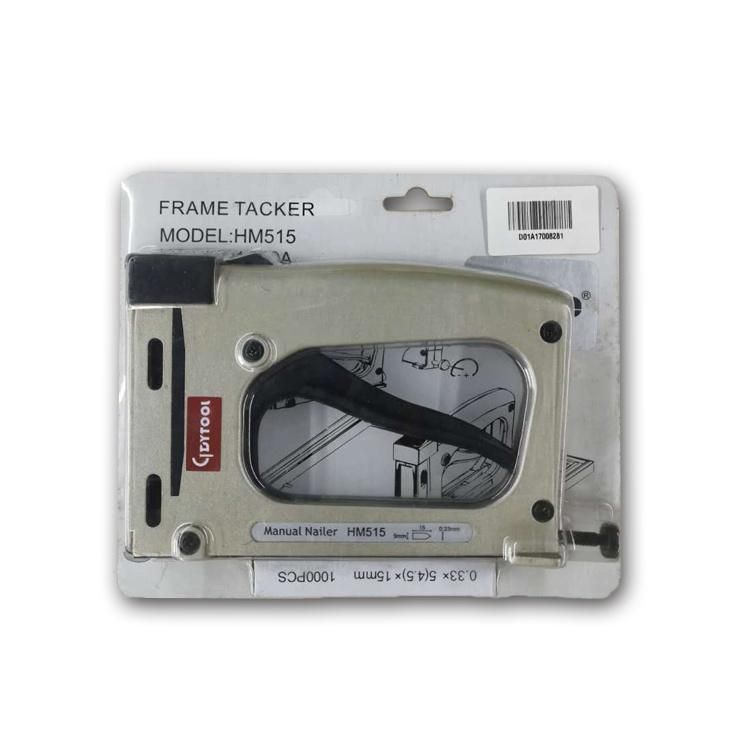 Heavy Duty Metal Hand Picture Frame Tacker, Flex Point Tacker Hot Sale Hand Frame Nail Gun for Picture Frame Point Tacker Gdy-Hm515
