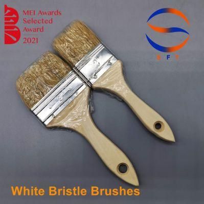 White Bristle Brushes Paint Brushes Tool Set for GRP