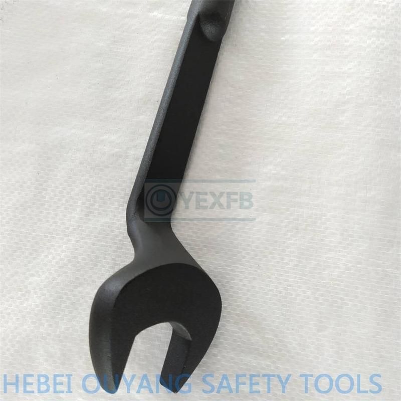 40 Cr-V Steel Tools Open Spud/Construction Wrench/Spanner, 1-5/8", Punch Forged