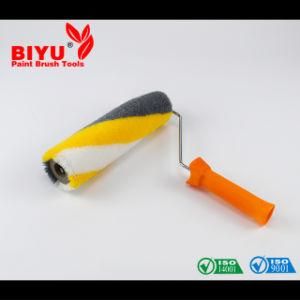 Paint Roller Brush with Orange Plastic Handle