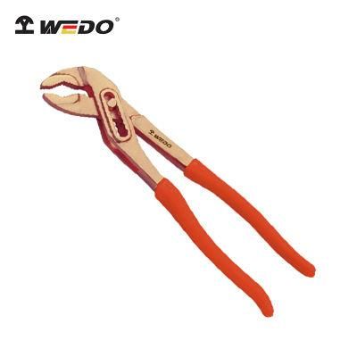 Wedo Professional Non Sparking Tool Beryllium Copper Slip Joint Pliers