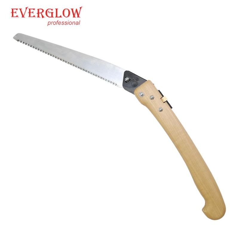New Developed 210mm Wooden Handle Folding Saw