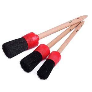Wooden Handle Horse Hair Round Chalk Paint Brush