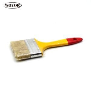 Yellow Plastic Handle Paint Brush with Bristle