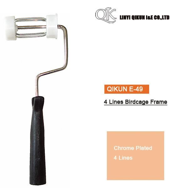 E-47 American Type 4 Lines Birdcage Paint Roller Frame Hardware Painting Hand Tools