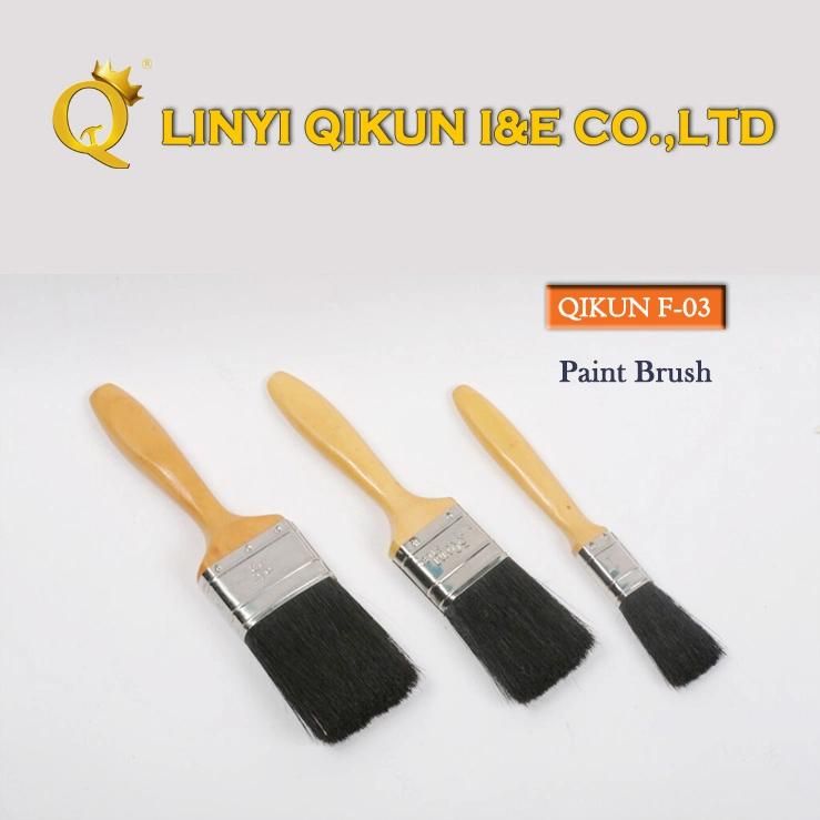 F-02 Hardware Decorate Paint Hand Tools Wooden Handle Bristle Paint Brush