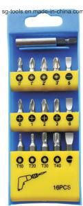 Plastic Hanger 16PCS Bits Set Changeable, Various, High Quality