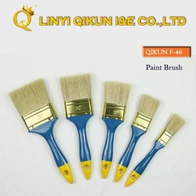 F-46 Hardware Decorate Paint Hand Tools Wooden Handle Bristle Paint Roller Brush