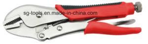 R Style Straight Jaw Pliers with Nonslip Handle Surface Polished