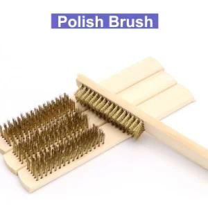 Brass Round Wire Brushes Wire Scratch Non Sparking Copper Brush