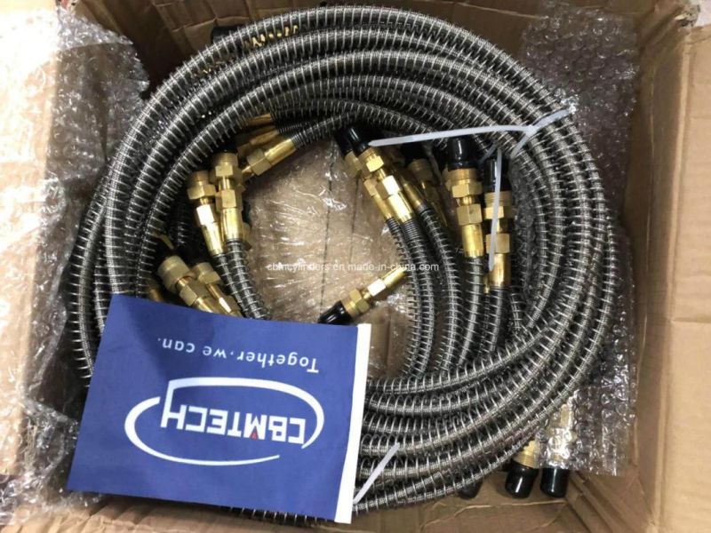 Flex Oxygen Pigtail Cga 540 48" Braided Stainless Steel