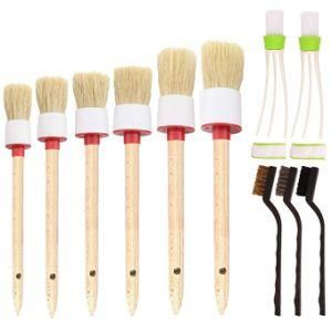 Chalk Paint Wax Round Brush for Furniture