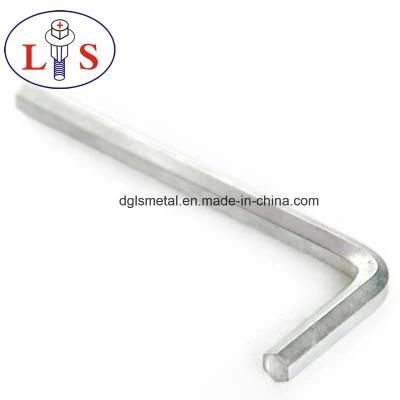 Factory Price White Zinc Plated Allen Wrench with High Quality