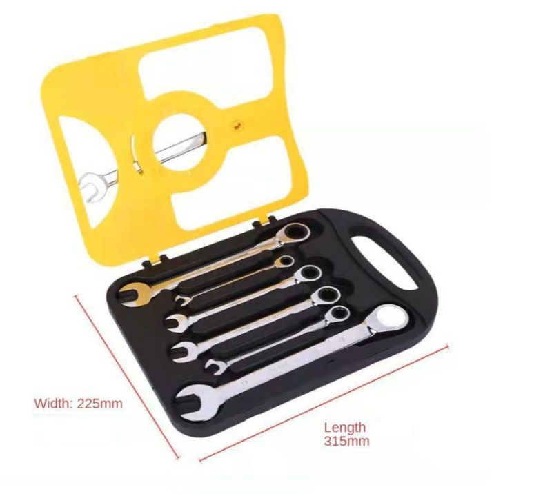 Hardware Combination Stainless Steel Tool 7-Piece Combination Wrench Spanner Set