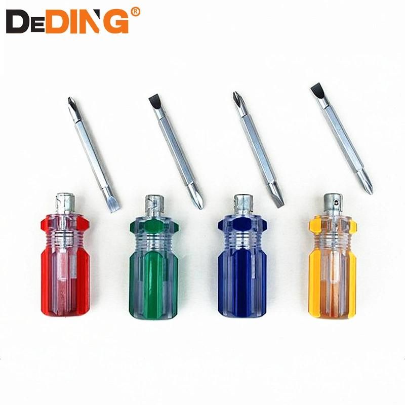 Hot Sell Phillips Transparent Rod 6mm Screwdriver 2 Way Use