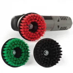 Drill Powered Scrub Brush for Cleaning Ceramic Shower Tub Carpet