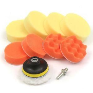 Drill Brush Sponge Polishing Waxing Buffing Pads Kit for Car