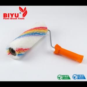 Portable and Firm Paint Roller Brush with Orange Plastic Handle