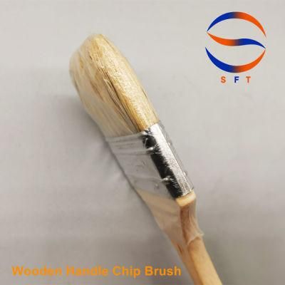 China Manufacturer Wooden Handle Chip Brushes for Glassfiber Laminating