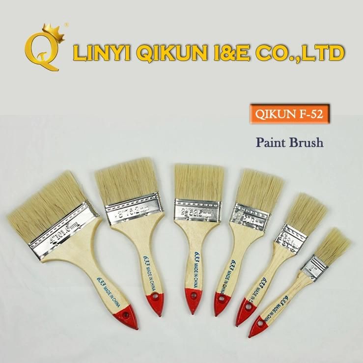 F-47 Hardware Decorate Paint Hand Tools Wooden Handle Bristle Paint Roller Brush