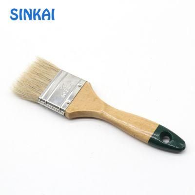 Professional Flat Paint Brushes with Wood Handle for Painting Use