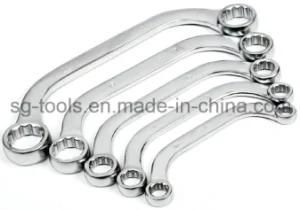 U Style Double Ring Wrench Sueface Galvanized Chrome Plated