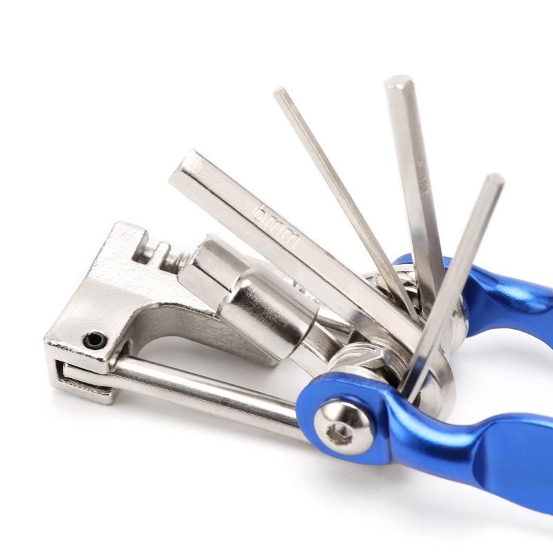 Factory Price Outdoor Cycling Tool Knife 11-in-One Multi-Functional Easy to Carry Hexagon Socket Wrench Maintenance Chain Tuner