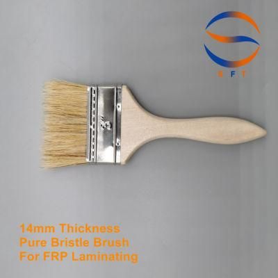 14mm Thickness Pure Bristle Brush Paint Tools for FRP Laminating