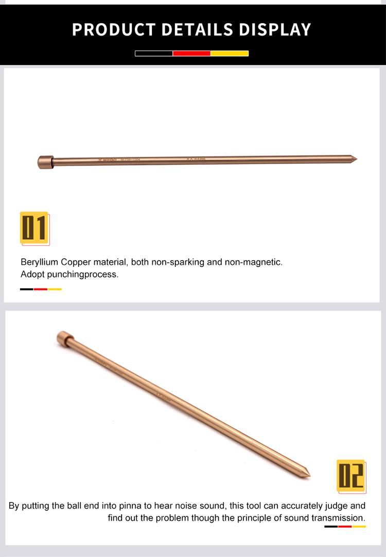 WEDO Beryllium Copper Non-Sparking Hearing Needle Bam/FM/GS Certified