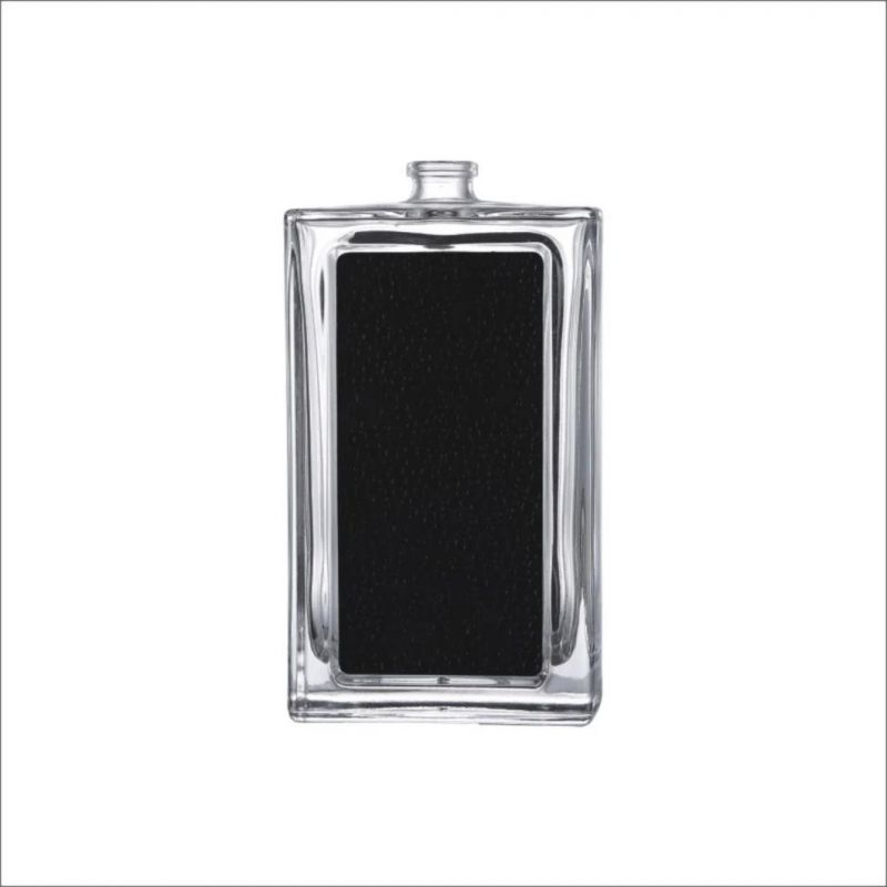 100ml a Concave Glass Bottle Empty Perfume Bottle Can Put Flower Paper on The Concave Surface.