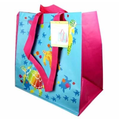 Supermarket PP Shopping Bag, with 2 Pairs of Handles