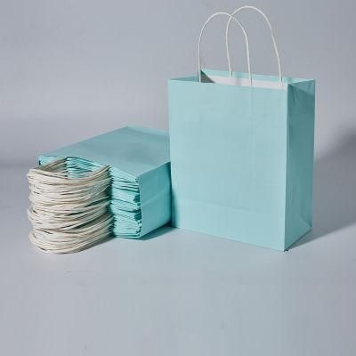 Wholesale Custom Packaging Craft Brown Kraft Paper Shopping Bag Extra Large Wide Base Bottom Kraft Paper Bags for Pizza