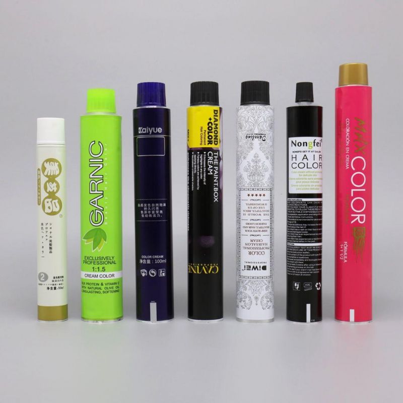 Empty Aluminum Laminated Toothpaste Tube with Screw Cap