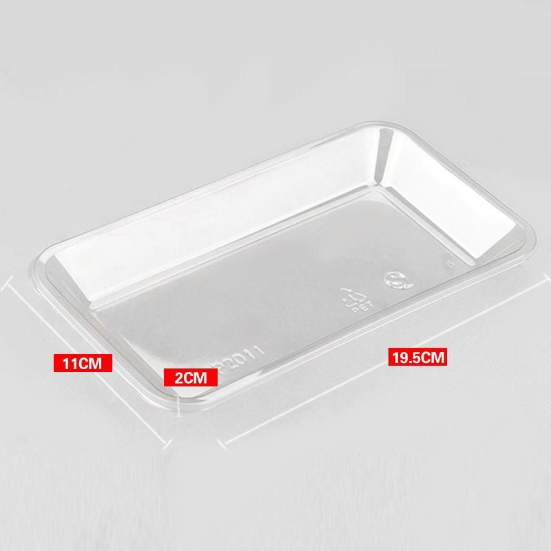 Transparent disposable plastic fruit packaging blister tray