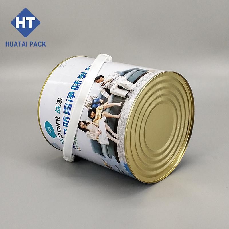 Gallon Metal Tin Can with Plastic Handle