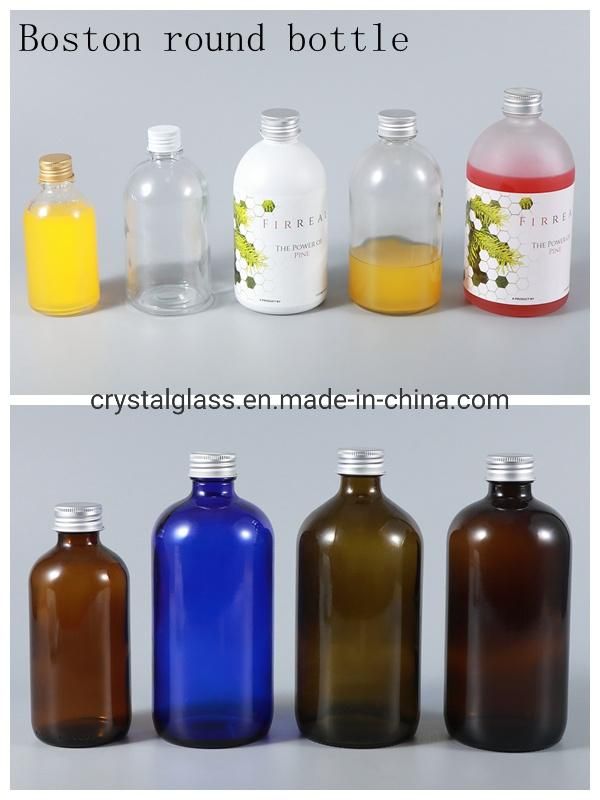 China OEM/ODM Boston Round Drinks Coffee Glass Bottle Supplier