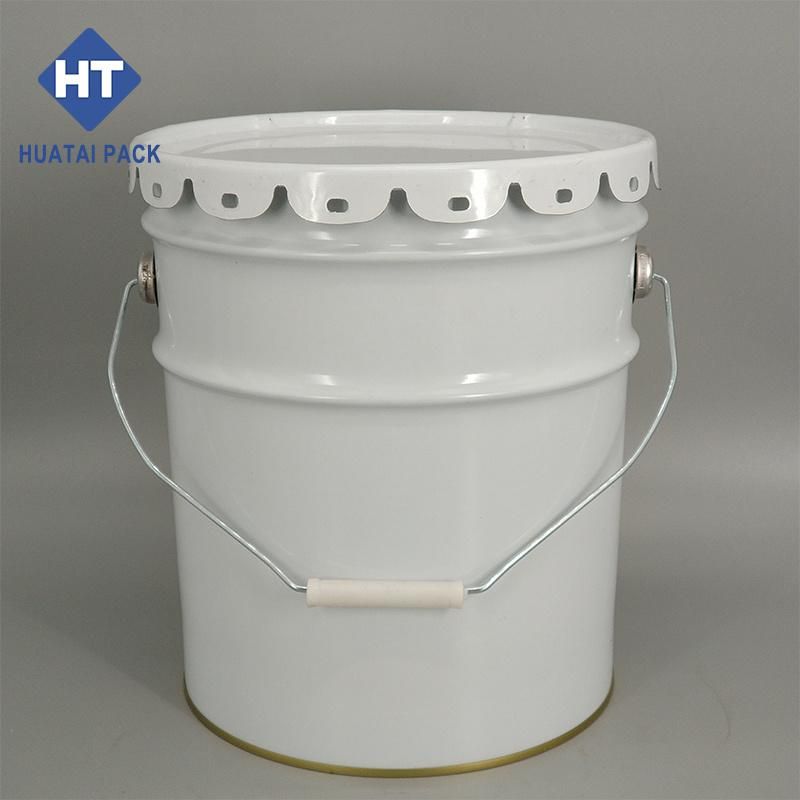 10L Flower Lid Metal Pail for Paint/Chemcial/Solvent