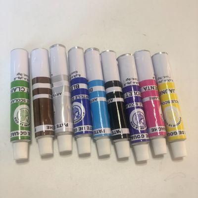 Mini Size 10ml Aluminum Squeeze Tube Package for Acrylic Paint
