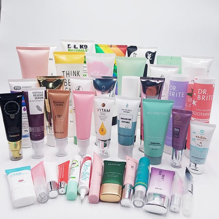Cosmetic Tubes Packaging Plastic Lotion Pump Tube Face Wash Tube