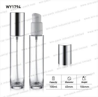 Winpack Emptyy Shiny Gold Acrylic Cosmetic Cream Jar 100g in High Quality Low Price