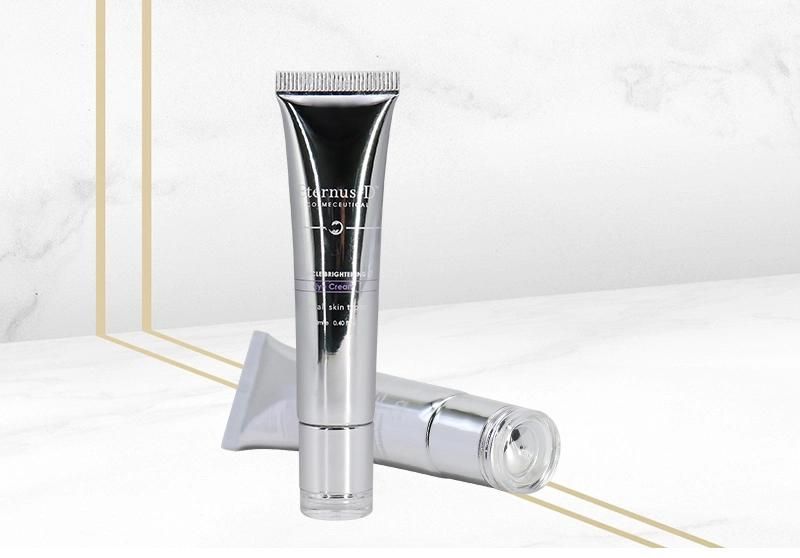 Silver Empty Plastic Lipstick Lip Gloss Eye Cream Tube 12ml