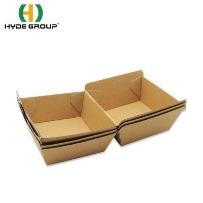 Custom Disposable Cardboard Hamburger Burger Paper Packaging Box