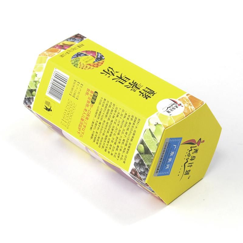 Custom New Design Cardboard Paper Hexagon Tube Box